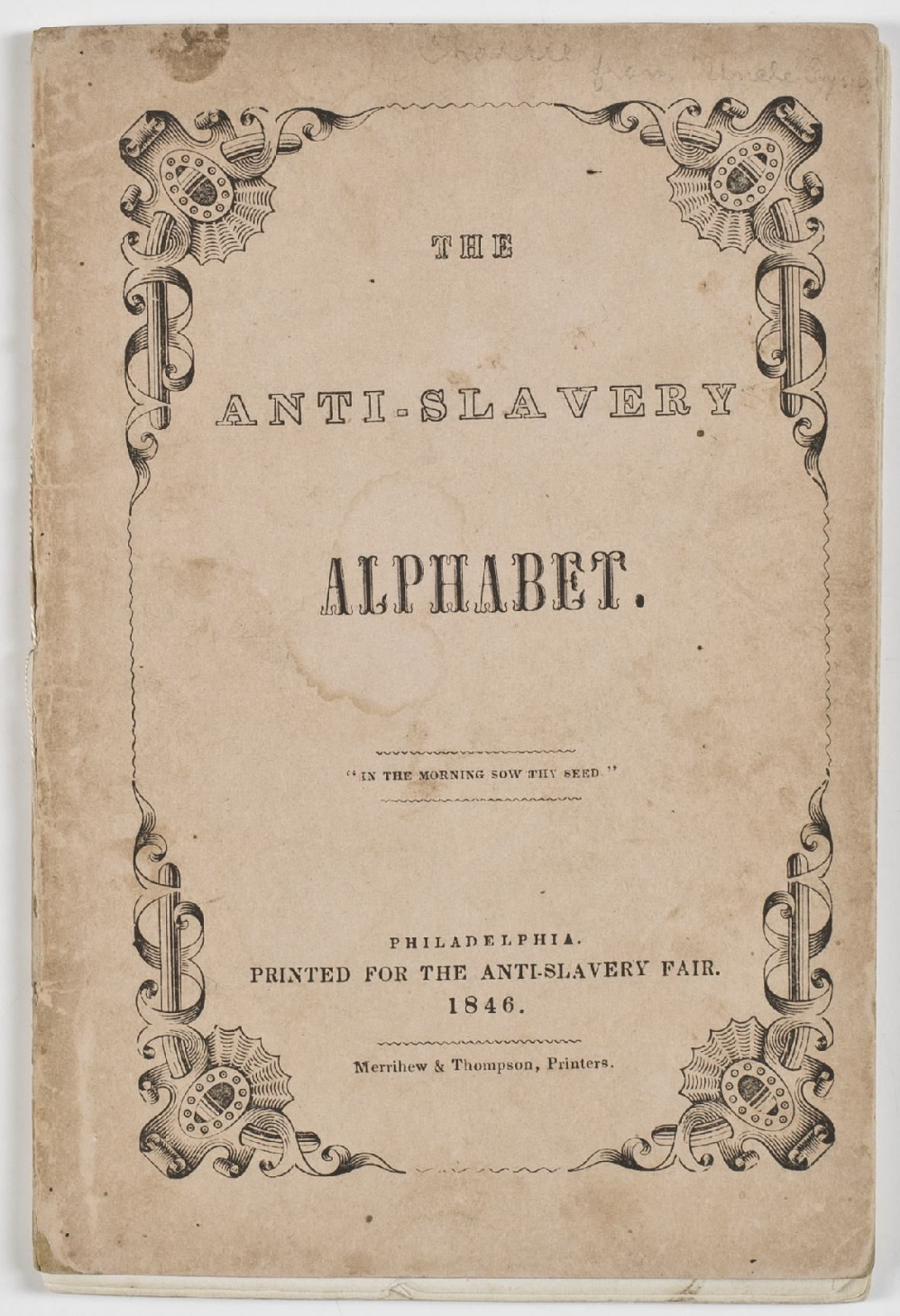 The AntiSlavery Alphabet COVE